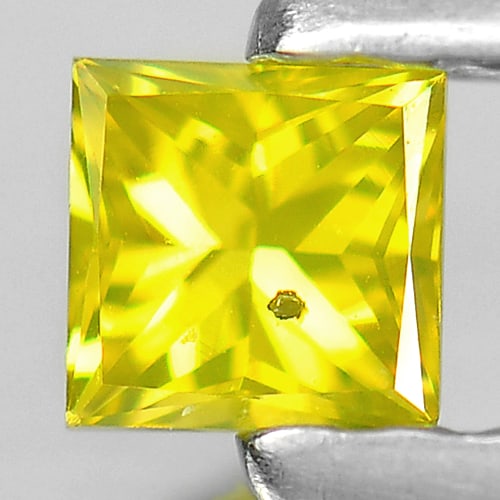 Natural Yellow Diamond 0.17 Ct. Square Princess Cut 3 Mm: Product ID: 802103624 Product Name: Natural Enhanced Diamond Weight: 0.17 CT. Size: 3 x 3 x 2.2 MM. Shape: Square Princess Cut Color: Yellow Clarity:SI1 Luster: Good Gems Origin: Belgium Treatment: Tr
