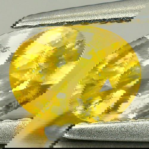 Natural Yellow Sapphire 1.06 Ct. Oval Shape 6.8 x 5.2 Mm. Gemstone from Thailand (1 of 3)