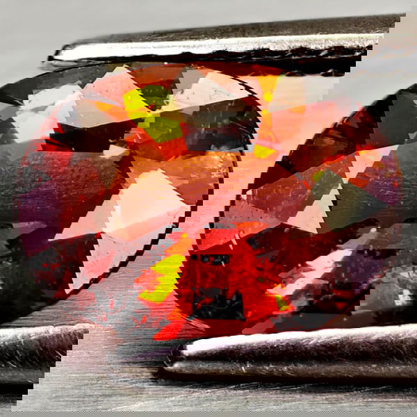 Natural Orange Spessartine Garnet 2.28 Ct. Oval Shape 9.1 x 7.1 Mm. Gemstone From Namibia (1 of 3)