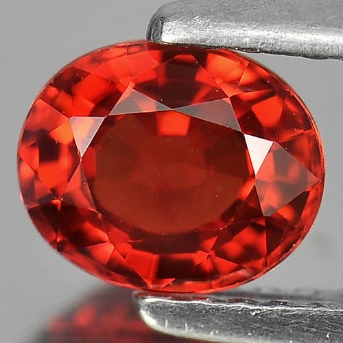 Natural Red Songea Sapphire 1.03 Ct. Oval Shape 6.3 x 5.2 Mm. Gemstone from Tanzania (1 of 3)
