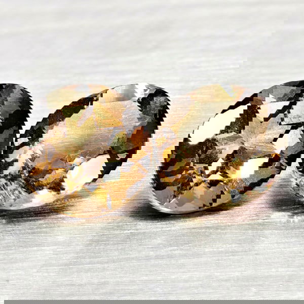 Natural Smokey Color Quartz 1.43 Ct. 2 Pcs Round Shape 6.1 Mm Gemstones from Brazil (1 of 3)