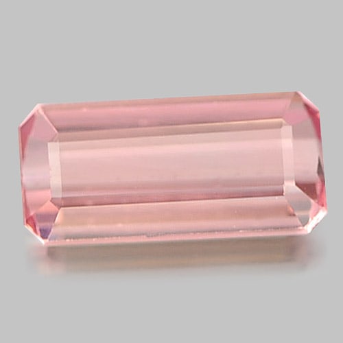 Natural Pink Tourmaline 0.68 Ct. Octagon Shape 7.7 x 3.7 Mm Gemstone from Nigeria (1 of 3)