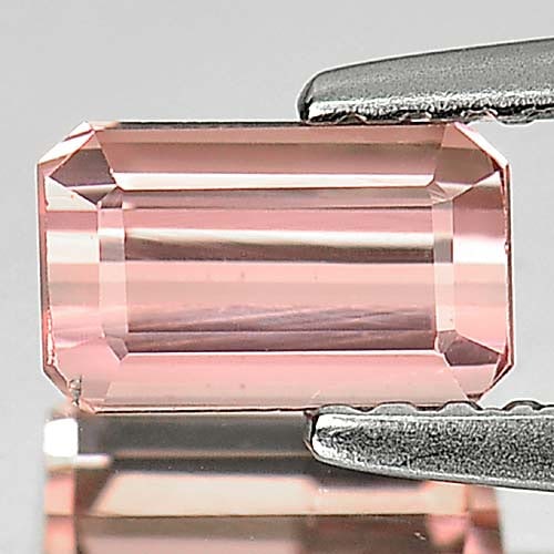 Natural Pink Tourmaline 0.72 Ct. Octagon Shape 6.3 x 3.9 Mm Gemstones from Nigeria (1 of 3)