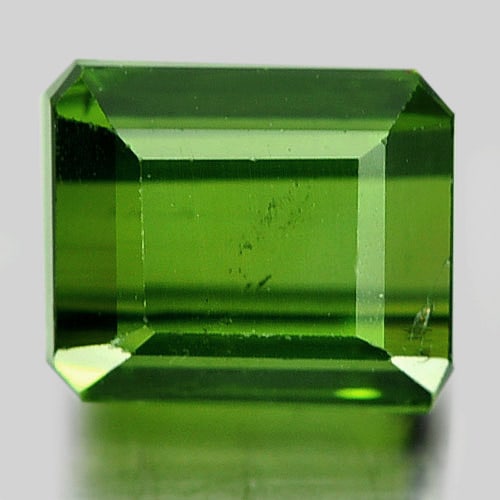 Natural Green Tourmaline 1.98 Ct. Octagon Shape 6.9 x 5.7 Mm Gemstone from Nigeria (1 of 3)