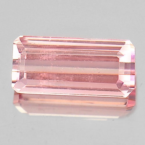 Natural Pink Tourmaline 0.84 Ct. Octagon Shape 8 x 3.7 Mm Gemstone From Nigeria (1 of 3)