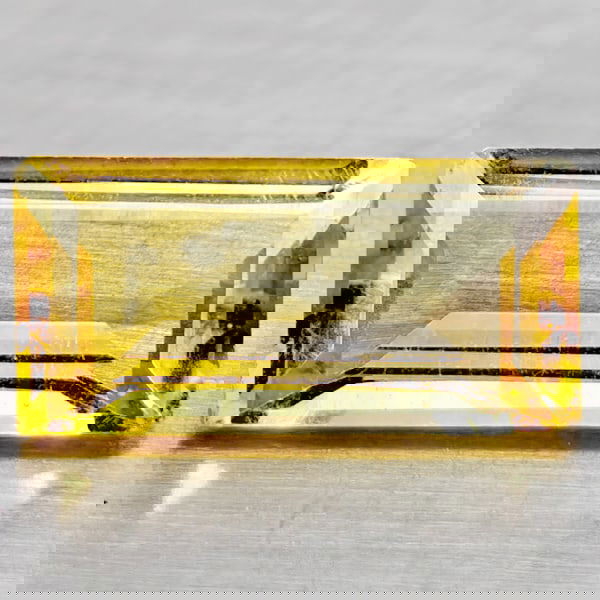 Natural Yellow Citrine 2.17 Ct. Baguette Shape 12.1 x 6.1 Mm Gemstone from Brazil (1 of 3)