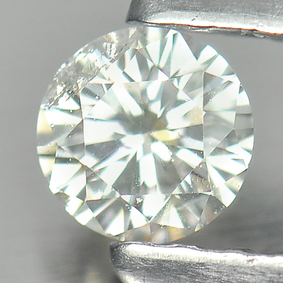 Natural White Diamond 0.18 Ct. Round Brilliant Cut 3.8 Mm. From Belgium (1 of 3)