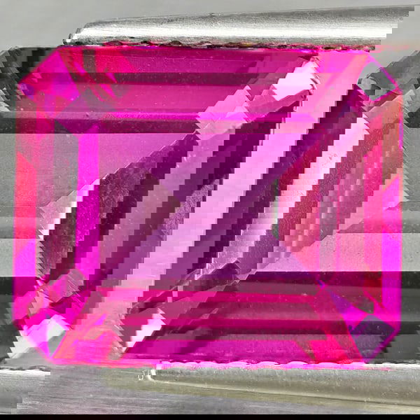 Natural Pink Topaz 6.75 Ct. VVS Octagon Shape 12 x 10 Mm. Gemstone From Brazil (1 of 3)