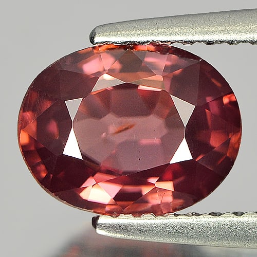 Natural Imperial Pink Zircon 2.24 Ct. Oval Shape 8.6 x 6.7 Mm. Unheated Gemstone From Tanzania (1 of 3)