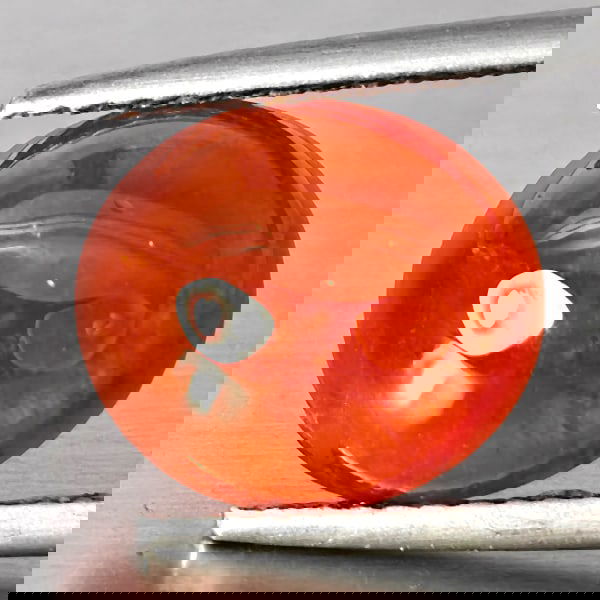 Natural Orangish Red Spessartine Garnet 6.95 Ct. Oval Cabochon Shape Gemstones From Namibia (1 of 3)