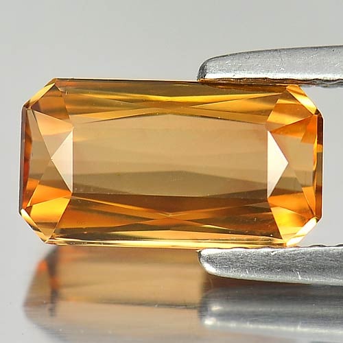 Natural Orange Tourmaline 2.06 Ct. VVS Octagon Shape 9.8 x 5.4 Mm. Gemstone From Nigeria: Product ID: 807239632 Product Name: Natural Tourmaline Weight: 2.06 CT. Size: 9.8 x 5.4 x 4 MM. Shape: Octagon Color: Orange Clarity:VVS Luster: Beautiful Gems Origin: Nigeria Treatment: Unheated Crys