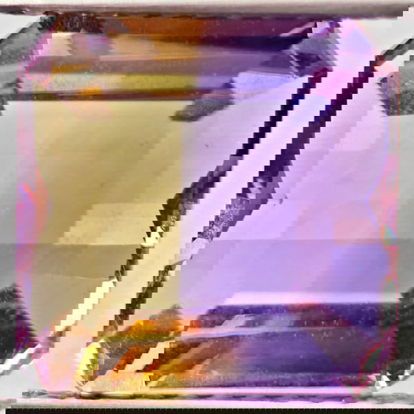 Natural Bi Color Ametrine 5.20 Ct. VVS Octagon Shape 9.5 x 9.5 Mm. Gemstone From Blivia: Product ID: 800408625 Product Name: Natural Ametrine Weight: 5.20 CT. Size: 9.5 x 9.5 x 6.4 MM. Shape: Octagon Color: Bi Color Clarity:VVS Luster: Good Gems Origin: Bolivia Treatment: Unheated Crystal