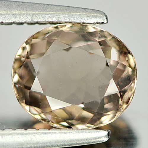 Natural Multi-Color Tourmaline 0.86 Ct. Oval Shape 6.6 x 5.6 Mm Gemstone From Nigeria (1 of 3)