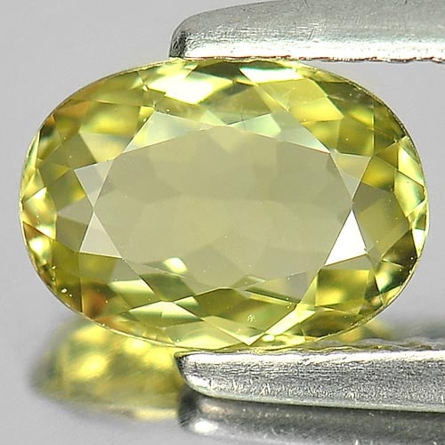 Natural Yellowish Green Tourmaline 0.90 Ct. Oval Shape 7.6 x 5.5 Mm Gemstone from Nigeria: Product ID: 807246373 Product Name: Natural Tourmaline Weight: 0.90 CT. Size: 7.6 x 5.5 x 3 MM. Shape: Oval Color: Yellowish Green Clarity:VVS Luster: Good Gems Origin: Nigeria Treatment: Unheated Cry