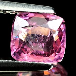 Natural Purplish Pink Spinel 1.02 Ct. Cushion Shape 6 x 5.6 Mm Gemstone From Sri Lanka (1 of 3)