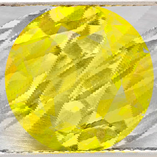 Natural Yellow Lemon Quartz 5.96 Ct. Round Shape 12.2 Mm Gemstone From Brazil (1 of 3)