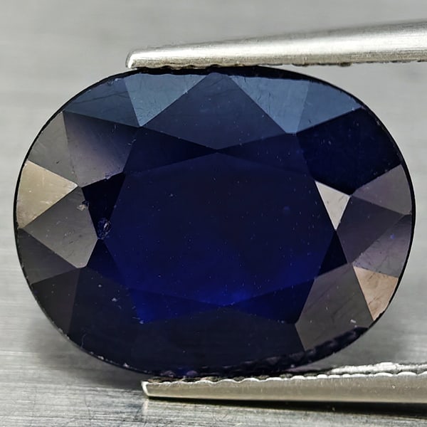 Natural Blue Sapphire 9.15 Ct. Oval Shape 14.4 x 11.4 Mm Gemstone From Madagascar: Product ID: 806012207 Product Name: Natural Blue Sapphire Weight: 9.15 CT. Size: 14.4 x 11.4 x 6.3 MM. Shape: Oval Color: Blue Clarity:SI1 Luster: Good Gems Origin: Madagascar Treatment: Heated (Lead-