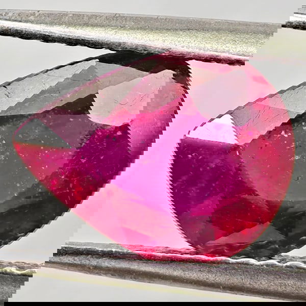 Natural Purplish Red Ruby 2.20 Ct. Pear Shape 9.3 x 7.2 Mm Gemstone From Madagascar (1 of 3)
