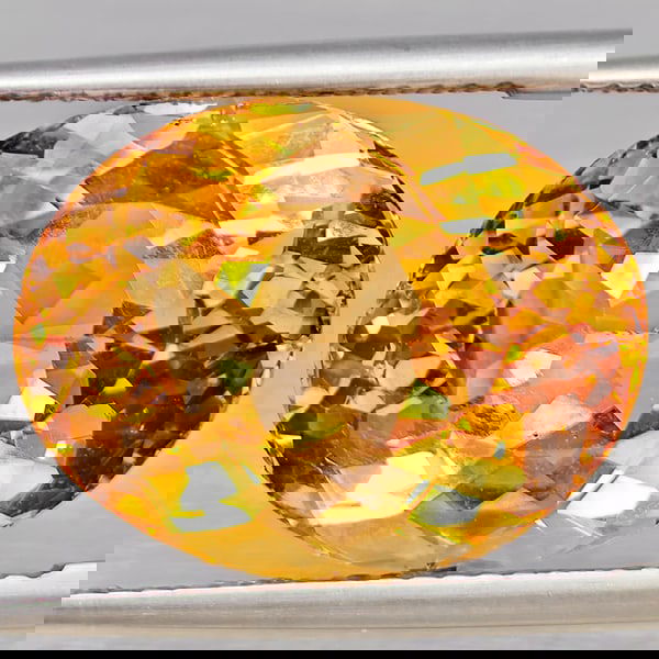 Natural Imperial Topaz 14.96 Ct. Oval Shape 16.4 x 12.5 Mm. Gemstone From Brazil: Product ID: 807168562 Product Name: Natural Topaz Weight: 14.96 CT. Size: 16.4 x 12.5 x 9.2 MM. Shape: Oval Shape Color: Imperial Clarity:VSI Luster: Good Gems Origin: Brazil Treatment: Treated Crysta