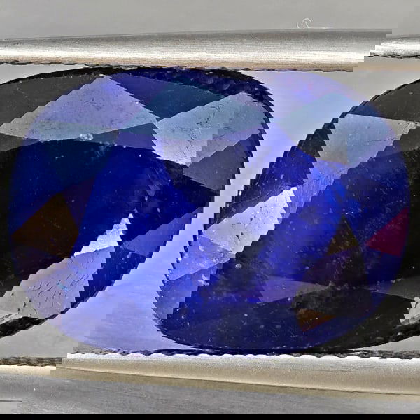 Natural Blue Sapphrie 10.73 Ct. Oval Shape 15 x 11 Mm. Gemstone From Madagascar (1 of 3)