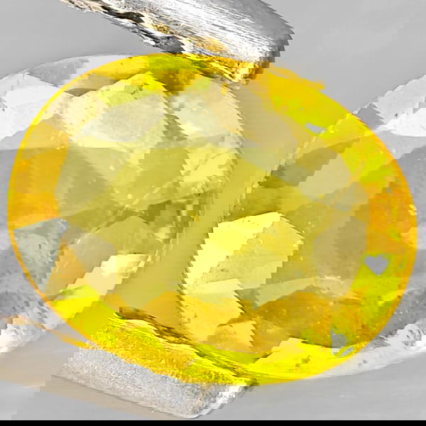 Natural Yellow Sapphire 0.35 Ct. Oval Shape 5.2 x 4.2 Mm Gemstones From Thailand (1 of 3)