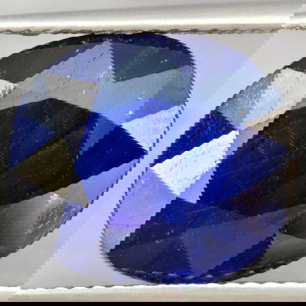 Natural Blue Sapphire 8.23 Ct. Oval Shape 12.7 x 11.2 Mm Gemstone from Madagascar (1 of 3)