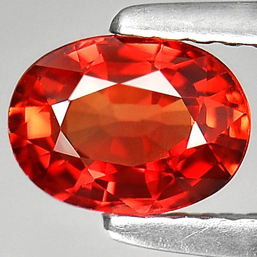 Natural Red Sapphire 1.04 Ct. VVS Oval Shape 7 x 5 Mm. Gemstones From Tanzania (1 of 3)
