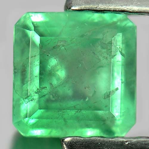 Natural Green Emerald 0.43 Ct. Octagon Shape 4.6 x 4.6 Mm Gemstone from Columbia (1 of 3)