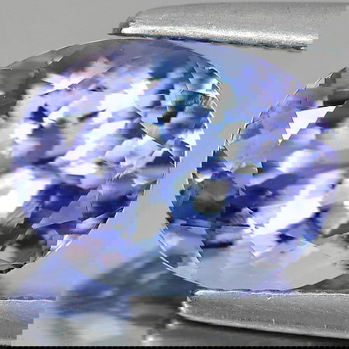 Natural Violetish Blue Tanzanite 2.71 Ct. Oval Shape 9.6 x 7.7 Mm Gemstone from Tanzania (1 of 3)