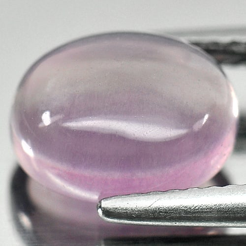 Natural Multi Color Fluorite 3.48 Ct. Oval Cabochon Shape 10.2 x 8.2 Mm Gemstone From Brazil (1 of 3)