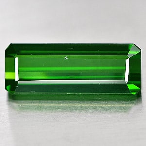 Natural Green Tourmaline 3.42 Ct. Octagon Shape 14.4 x 5.4 Mm Gemstone From Nigeria (1 of 3)