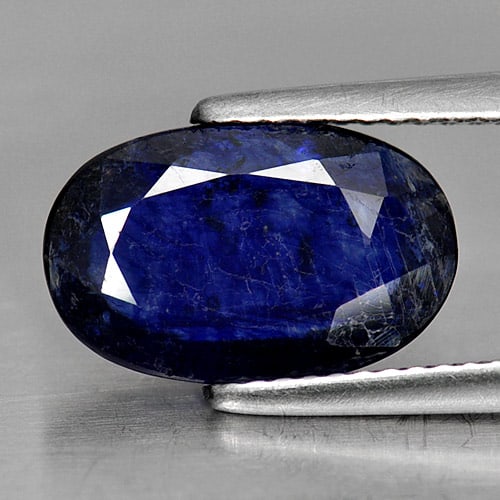 Natural Blue Sapphire 3.57 Ct. Oval Shape 13.2 x 8.5 Mm Gemstone from Madagascar (1 of 3)