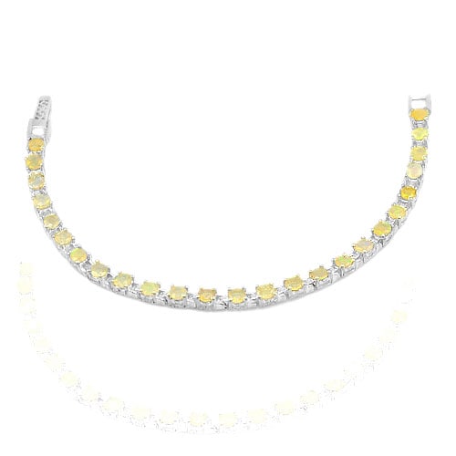 Natural Multi Color Opal 925 Sterling Silver Bracelet Jewelry Length 7 Inch 12.50 G.: Product ID: 201100208 Product Type: 925 Sterling Silver Fine Jewelry Jewelry Weight: 12.50 Grams. Gemstones Color: Multi Color Metal: Solid Silver 92.5%. Gemstone Detail: Round Multi Color Opal Size 4