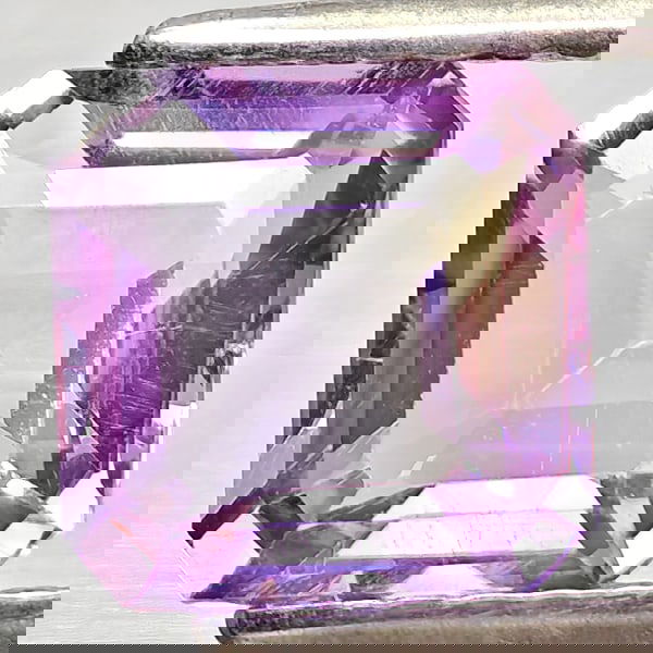 Natural Bi Color Ametrine 1.68 Ct. Octagon Shape 7.2 x 7.2 Mm Gemstone From Bolivia (1 of 3)