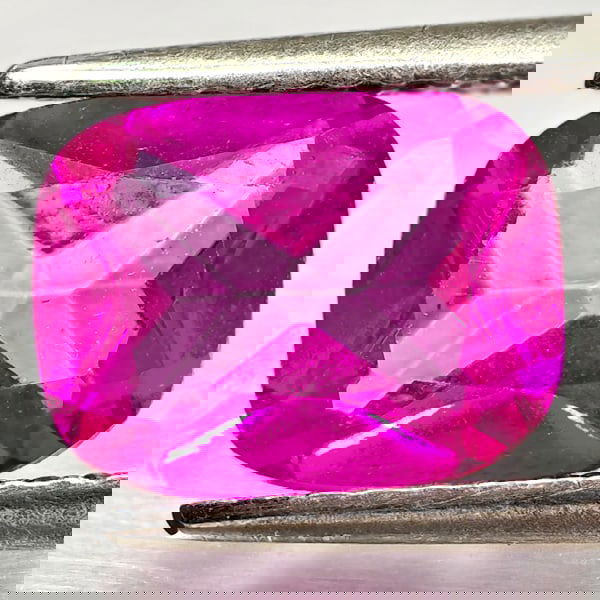 Natural Pink Topaz 2.33 Ct. Cushion Shape 9 x 7 Mm Gemstone From Brazil (1 of 3)