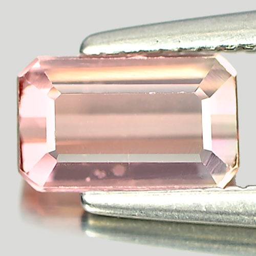 Natural Pink Tourmaline 0.84 Ct.Octagon Shape 6.8 x 4.2 Mm Gemstone From Nigeria (1 of 3)
