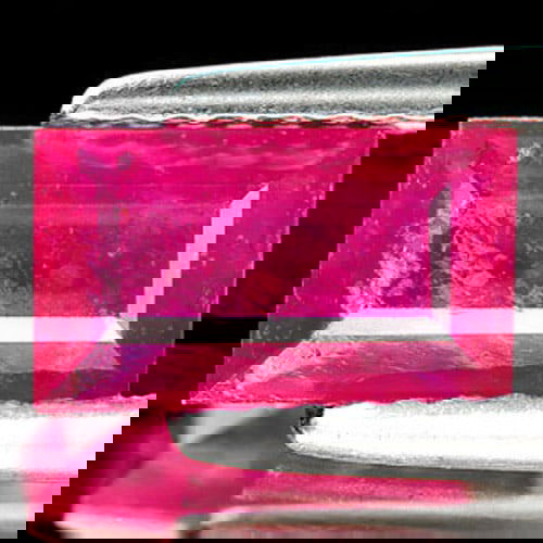 Natural Purplish Red Ruby 1.81 Ct. Baguette Shape 8.6 x 5.1 Mm Gemstone from Madagascar (1 of 3)