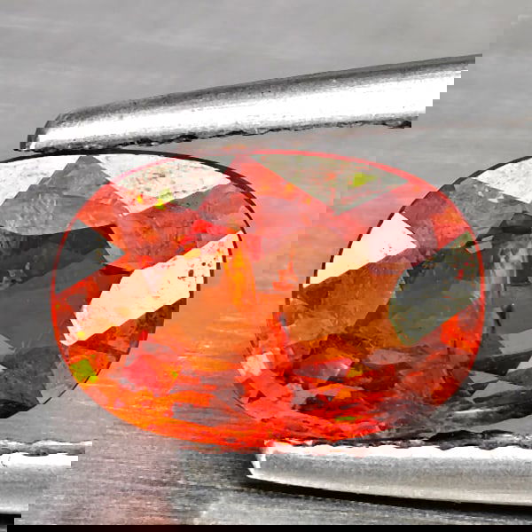 Natural Orangish Red Spessartine Garnet 2.00 Ct. Oval Shape 8.7 x 6.2 Mm Gemstones From Namibia (1 of 3)