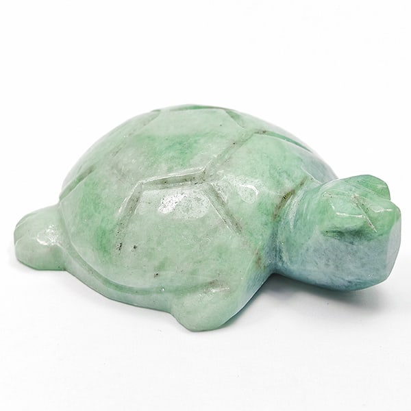 Natural Multi Color Jade 230.11 Ct. Turtle Carving Shape 55 x 38 Mm Gemstone from Thailand (1 of 3)