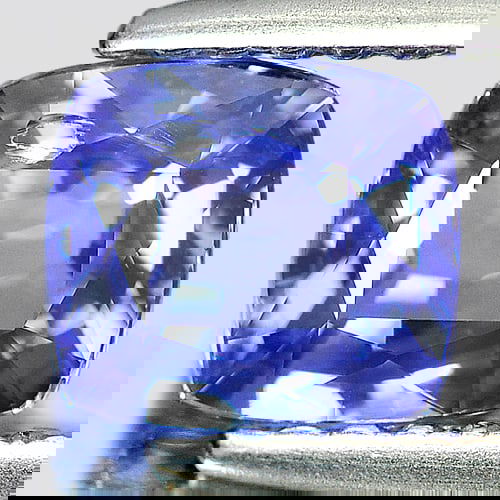 Natural Violetish Blue Tanzanite 1.01 Ct Cusihon Shape 6 x 5.4 Mm Gemstone From Tanzania: Product ID: 807005968 Product Name: Natural Tanzanite Weight: 1.01 CT. Size: 6 x 5.4 x 3.7 MM. Shape: Cushion Color: Purple Clarity:VSI Luster: Good Gems Origin: Tanzania Treatment: Heated Crystal Str