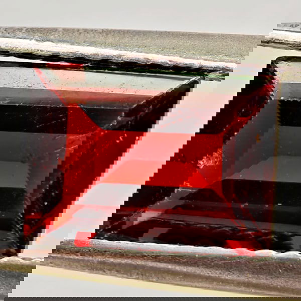 Natural Orangish Red Garnet 1.70 Ct. Baguette Shape 7.9 x 5.9 Mm Gemstone From Tanzania: Product ID: 802937027 Product Name: Natural Red Garnet Weight: 1.70 CT. Size: 7.9 x 5.9 x 3.4 MM. Shape: Baguette Color: Orangish Red Clarity:VSI - SI1 Luster: Good Gems Origin: Tanzania Treatment: Un