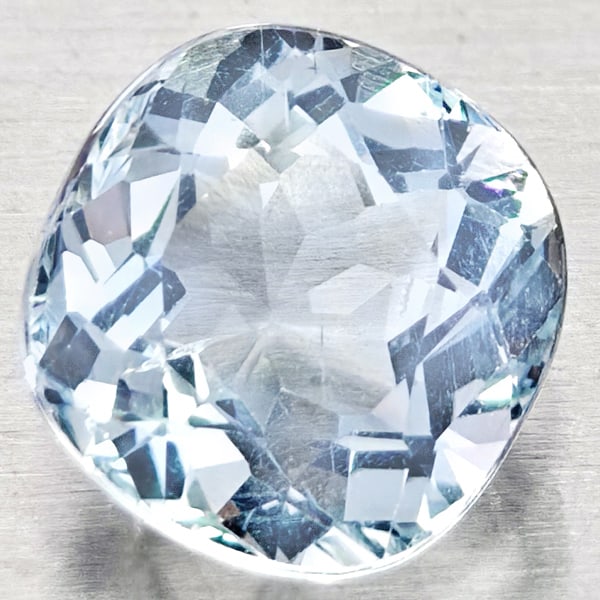 Natural Baby Blue Aquamarine 1.07 Ct. Cushion Shape 6.5 x 6.5 Mm Gemstones From Brazil: Product ID: 800812224 Product Name: Natural Aquamarine Weight: 1.07 CT. Size: 6.5 x 6.5 x 4.2 MM. Shape: Cushion Shape Color: Light Blue Clarity:VSI - SI1 Luster: Good Gems Origin: Brazil Treatment: U