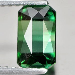 Natural Green Tourmaline 1.27 Ct. Octagon Shape 7.5 x 4.6 Mm Gemstone from Nigeria (1 of 3)