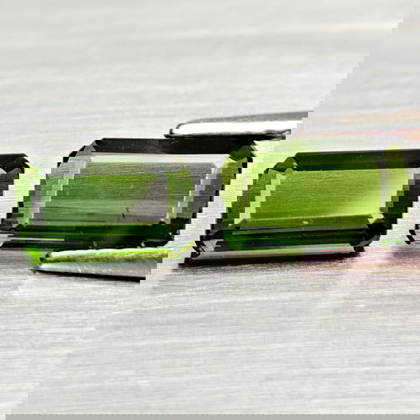 Natural Green Tourmaline 1.77 Ct 2 Pcs Octgon Shape Gemstone From Nigeria (1 of 3)