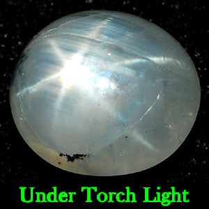 Natural Multi Color Blue Star Sapphire 2.29 Ct. Oval Cabochon Shape 7.3 x 6.6 Mm Gemstone from: Product ID: 806127458 Product Name: Natural Star Sapphire Weight: 2.29 CT. Size: 7.3 x 6.6 x 4.4 MM. Shape: Oval Cabochon Color: Blue Clarity:Opaque Luster: Good 6 Rays Star Gems Origin: Thailand Trea