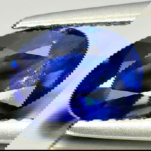 Natural Blue Sapphire 1.37 Ct. Oval Shape 7.70 x 5.58 Mm. Gemstone From Madagascar (1 of 4)