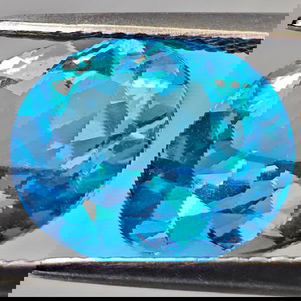 Natural Baby Blue Color Topaz 3.75 Ct. Oval Shape 11 x 9 Mm Gemstone from Brazil (1 of 3)