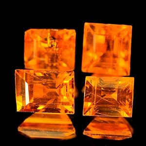 Natural Orange Spessartine Garnet 2.09 Ct. 4 Pcs Baguette Shape 4.4 Mm Gemstone From Nigeria: Product ID: 802923565 Product Name: Natural Spessartine Weight: 2.09 CT. Size: 4.4 x 4.1 x 3.1 MM. Shape: Baguette Color: Orange Clarity:SI Luster: Good Gems Origin: Nigeria Treatment: Unheated Crysta