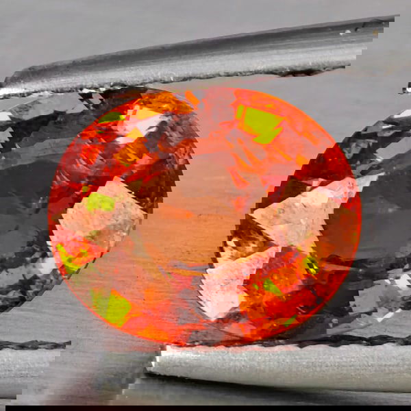 Natural Orangish Red Spessartine Garnet 2.02 Ct. Oval Shape 8.1 x 6.7 Mm Gemstones From Namibia (1 of 3)