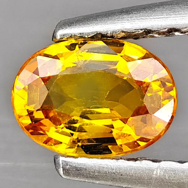 Natural Yellow Sapphire 0.53 Ct. Oval Shape 5.8 x 4.2 Mm Gemstone from Thailand: Product ID: 806163030 Product Name: Natural Yellow Sapphire Weight: 0.53 CT. Size: 5.8 x 4.2 x 2.6 MM. Shape: Oval Color: Yellow Clarity:VSI Luster: Good Gems Origin: Thailand Treatment: Heated Crysta
